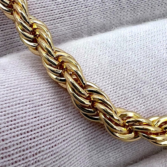 HOUSE OF HARLOW 1960,ROPE NECKLACE IN GOLD COLOR, NICKEL FREE & LEAD SAFE, 15”+3 - Picture 5 of 15